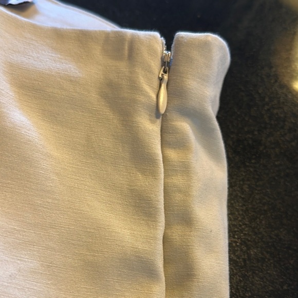 Crosby Beige Button-Accent Cropped Beige Trousers - Picture 8 of 10